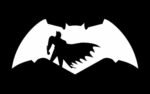 Both side Batman print Black T shirt