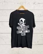 Buy Funny Deadpool Black T shirt