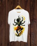 Buy Shiva Tandav white T shirt - Image 3