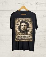 Buy Che Guevara Round neck Black T shirt