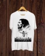 Bob Marley Round neck White T shirt