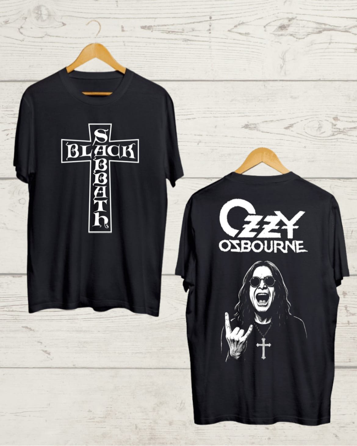 Black Sabbath both side print T shirt Black Sabbath both side print T shirt