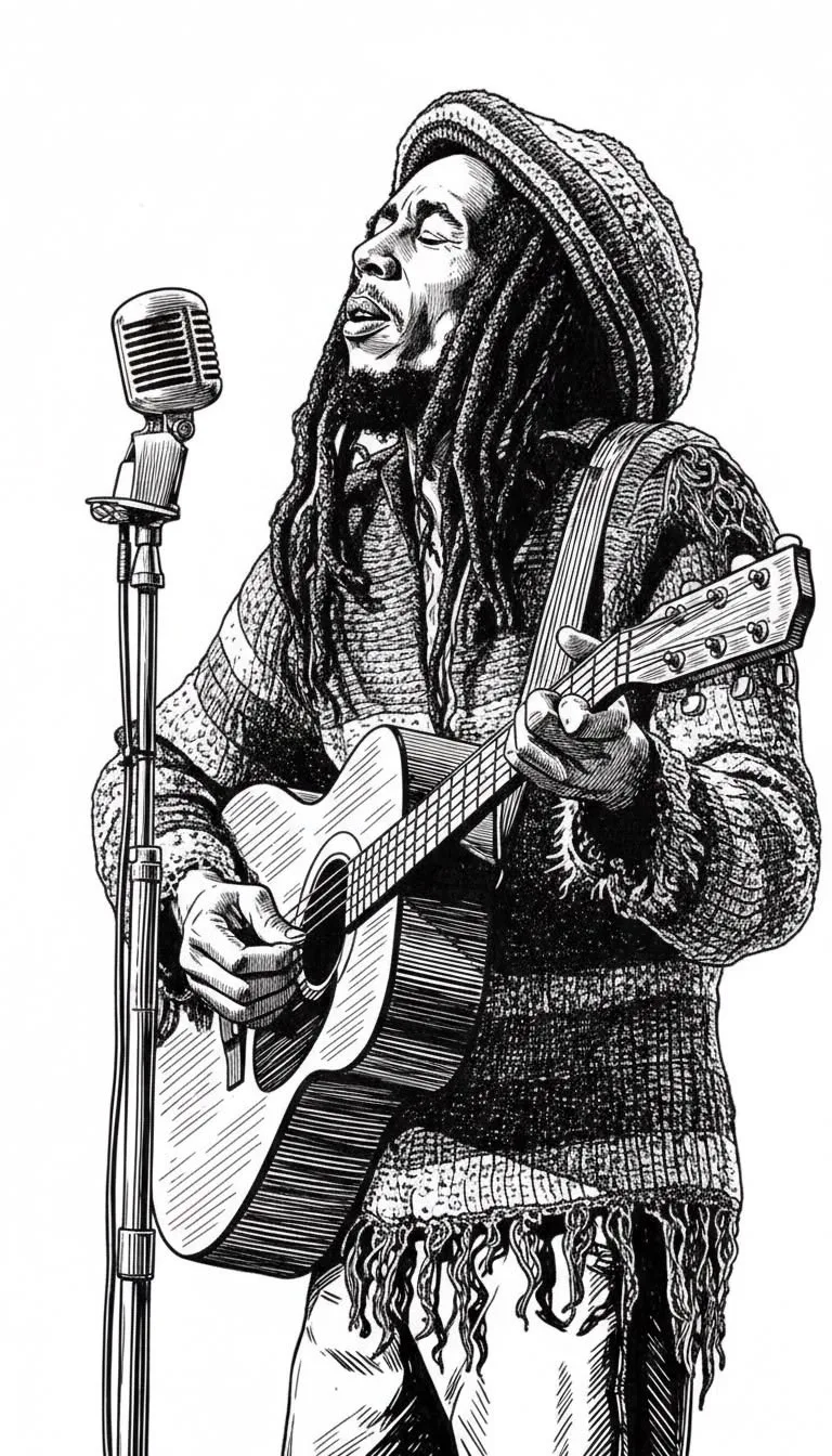 Bob Marley White T shirt