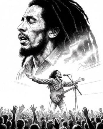 Bob Marley Round neck White T shirt