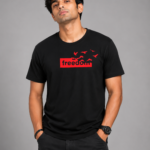 Freedom print Unisex Premium Cotton T-Shirt