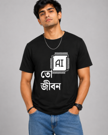 AI to Jobon Black T shirt