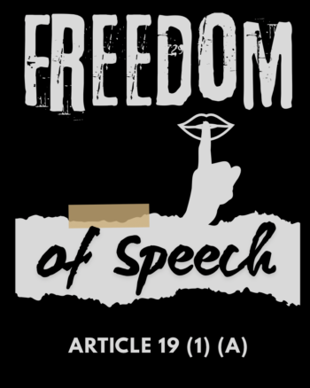 Buy Freedom of Speech Black T shirt