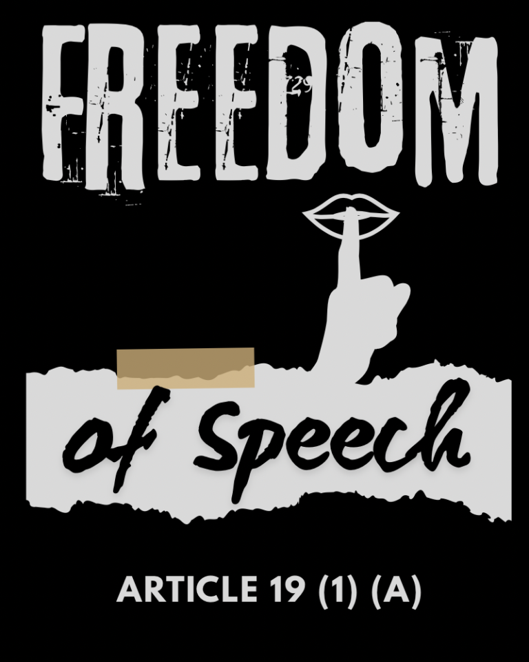 Buy Freedom of Speech Black T shirt