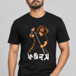 Rupam Islam Graphic Print Black Tshirt