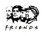 Friends ft Communism White T shirt