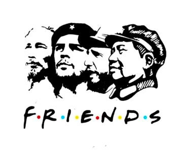 Friends ft Communism White T shirt