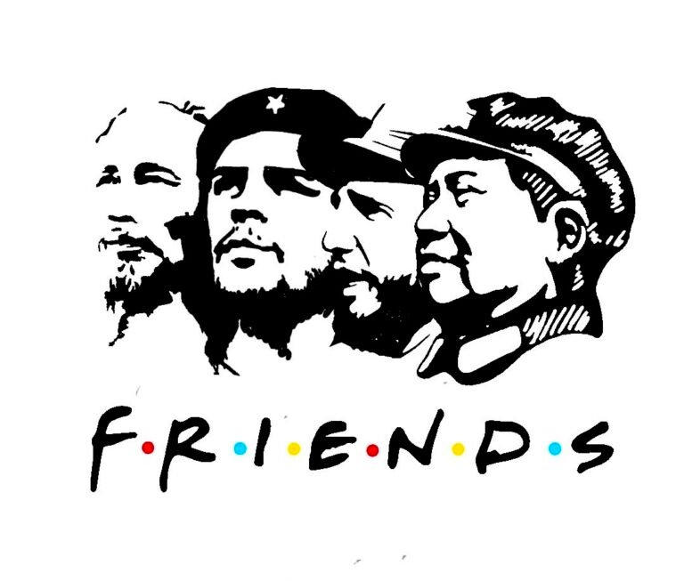 Friends ft Communism White T shirt