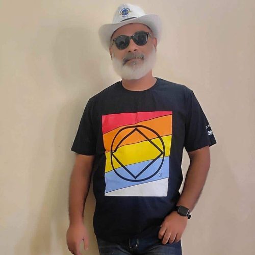 Buy Printed Black T shirt